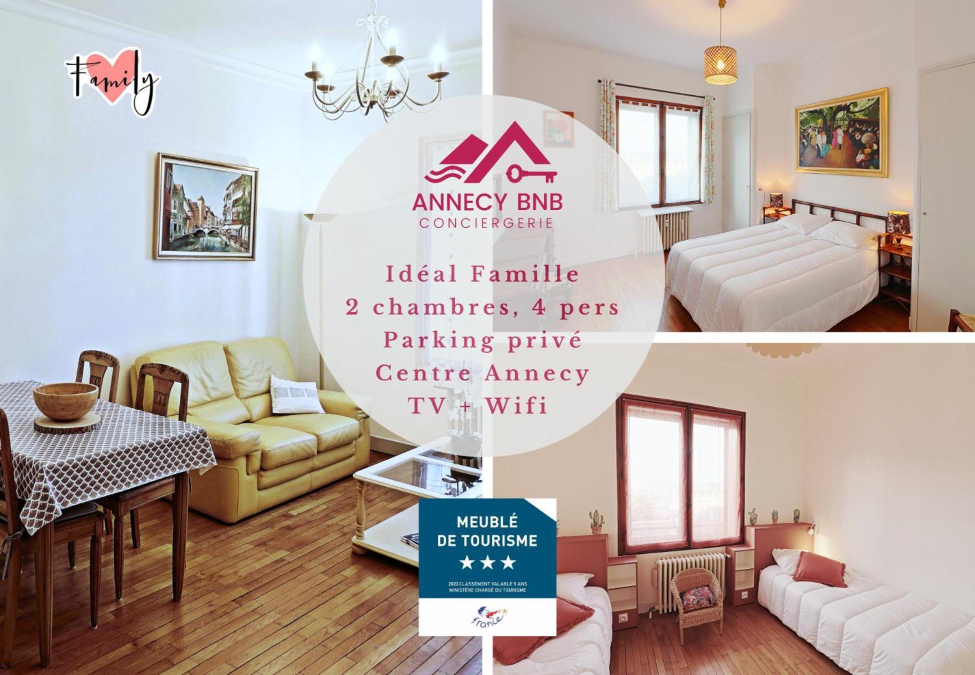 Le Family Lodge 2 Chambres 4 Personnes Classe 3 Etoiles Annecy Exteriör bild